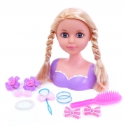 Кукла-манекен для создания причёсок с аксессуарами