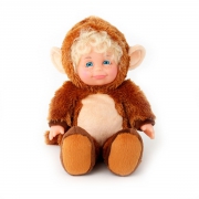 Лялька мягконабивная в костюмі мавпочки