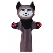 Кукла перчатка с рисунком "Волк"