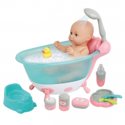 Лялька пупс з ванною