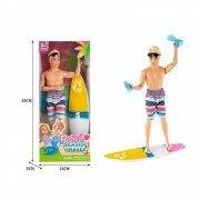 Лялька з дошкою для серфінгу