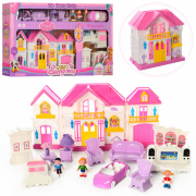Ляльковий будинок з аксесуарами і ляльками