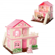 Ляльковий будиночок з зайчихою і меблями