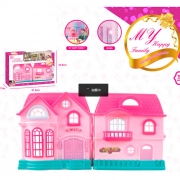 Ляльковий музичний будиночок із меблями 