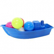 Детская лодка с шариками