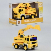 Машина-Екскаватор інерційна на батарейках з підсвічуванням