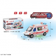 Машина на батарейках з підсвічуванням "Швидка допомога"