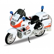 Масштабная модель полицейского мотоцикла BMW R1100 RT (белый)