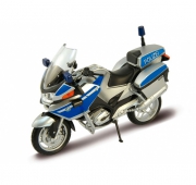 Масштабна модель поліцейського мотоцикла BMW R1200 RT від "Welly"