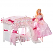 Мебель с куклой "Спальня"