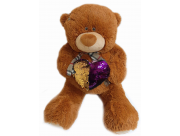 Ведмідь "Тедді" з серцем великий 70 см