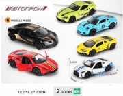 Металлическая модель машины спортивная