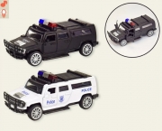 Металлическая модель полицейского джипа