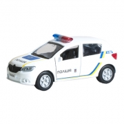 Металлическая модель внедорожника TECHNOPARK "RENAULT SANDERO Полиция"