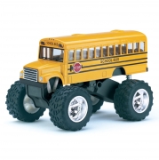 Модель автобуса "Kinsfun" School Bus Big Wheel