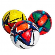 М'яч для гри в футбол EVA кольоровий
