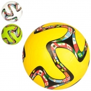 М'яч футбольний розмір №5 гумовий з прапорами