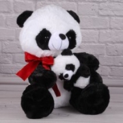 М'яка іграшка "Панда з ведмедиком"