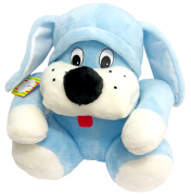 Мягкая игрушка "Собака Пегус" голубая