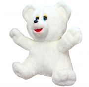 М'яка іграшка ведмідь Умка мутон середній білий