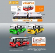 Набір автобусів 6 штук "Служба доставки"