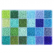 Набор бисера в боксе 24 цвета