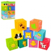Набор детских кубиков с изображением
