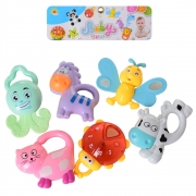 Набір дитячих брязкальце 6 штук