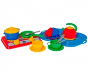 Набір дитячого іграшкового посуду "Маринка"