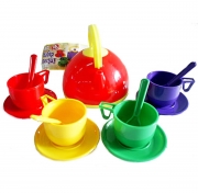 Набор детской посуды с чайником 13 предметов