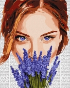 Набор для росписи по номерам "Красочная поэзия: Лаванда"