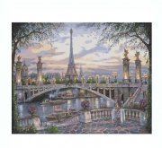 Набор для росписи по номерам "Удивительный Париж"