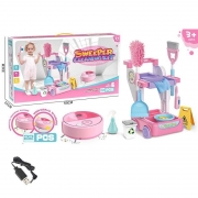 Набор для уборки с тележкой и робот пылесос