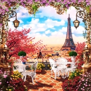 Набор для вышивания бисером "Весна в Париже"