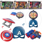 Набор героя с оружием и маской Avengers