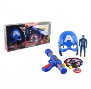 Набір героя з пістолетом та лялькою "Капітан Америка"