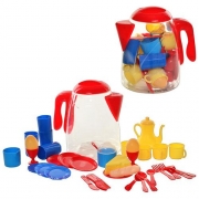 Набір кухонного посуду з чайником 24 предмета