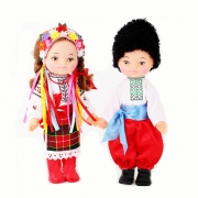 Набір ляльок "Українка і Українець" простий наряд