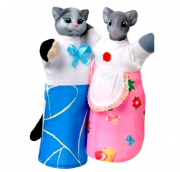 Набор кукол - перчаток " Кот и Мышка"