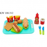 Набор продуктов на подносе 14 предметов