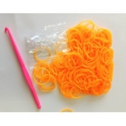 Набір гумок для плетіння помаранчевий
