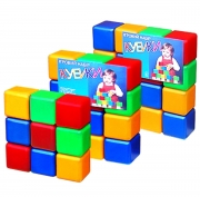 Набор цветных кубиков  16 штук.