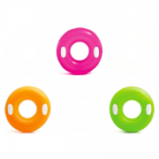 Надувний круг Intex з ручками 3 кольори