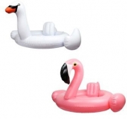Надувной плот Фламинго и Лебедь
