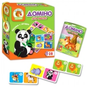 Обучающая игра домино "Зоопарк"