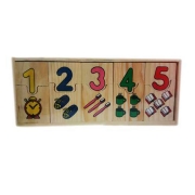 Обучающая игра пазл-домино "Учимся считать"