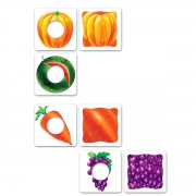 Обучающие карточки "Фрукты и овощи"