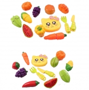 Овочі та фрукти на липучці