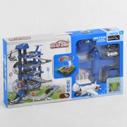 Паркинг для машинок 5-ти этажный с самолетом