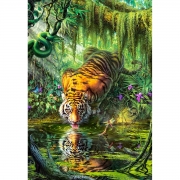 Пазл Castorland "Тигр в джунглях"